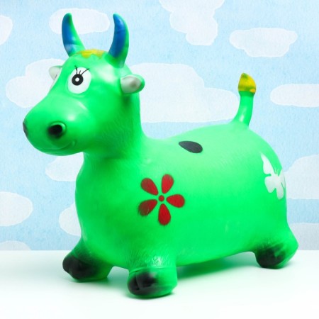 Toy - Children's "Cowing" rubber inflatable, 50x29cm, green