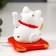 Plastic Plastic "Cat Bayun on the rug" hieroglyph "Happiness in the house" 7.5x6.5x6.8 cm