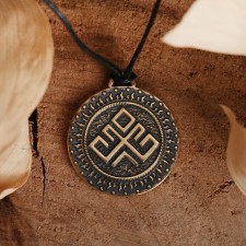Slavic amulet from jewelry bronze 