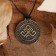 Slavic amulet from jewelry bronze "Rozhanitsa" (contributes to a successful, prosperous pregnancy and childbirth), 68 cm