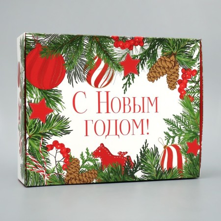 Folding box "New Year's toys", 31 x 24.5 x 9 cm, New Year-2