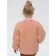Bilateral jacket for girls, height 110 cm, jeans color