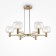 Suspension lamp Maytoni Mod411PL-06G, 6HE14, 60W, 96x96x154 cm, color gold