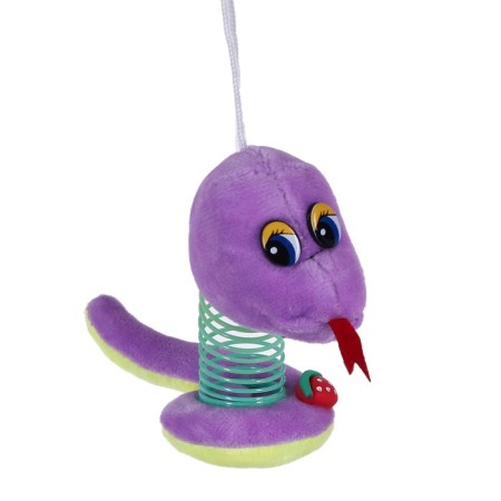 Soft toy "Snake with a spring" on a suspension, 9 cm, color mix-5
