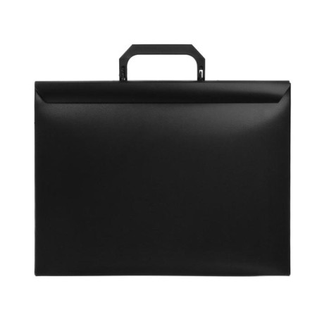 A4 Portfire folder, 1 Calligrata department, 700 μm, sand, black-2