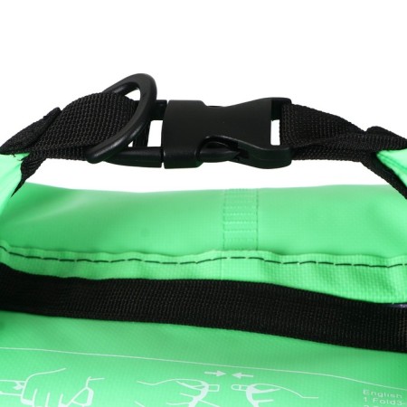 Yugana hairshome, PVC, waterproof 20 liters, one belt, green-6