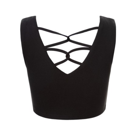 Top female minku: Casual Collection Black color, size 46-5
