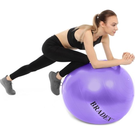 Fitball Bradex "Fitball-75" d = 75 cm, with a pump, purple-9