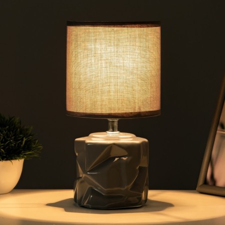 Hell lamp "Amanda" E14 40W gray 13x13x26.5 cm Risalux-1