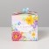 Gift folding box, packaging, “gift for the most beautiful”, March 8, 12 x 12 x 12 cm