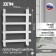 Electric towel Zein PE-09 "Line", 500x600 mm, 4 crossbars, white