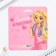 Gift set, notebook and figure handle "Young fashionista"