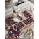 A set of napkins for setting the table “Abstraction”, rectangular, rounded edges, size 30x46 cm, 4 pcs