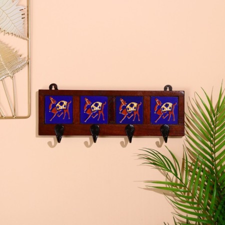 Ban "Caravan" camels, 22*4*12cm, wood, 4 hooks, color mix-2