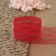 Capricon lace, 35 mm × 10 ± 1 m, red color
