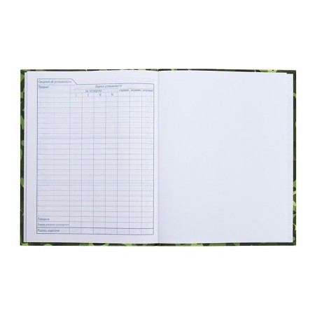 Universal diary for grades 1-11 "camouflage", solid cover, glossy lamination, 40 sheets-8