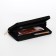 Women's wallet with lightning, black color