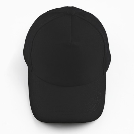 Feminine cap is plain, black color, x/b, rr- 54-5