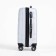 Small 20 suitcase, "Cartes factory", lightning department, code castle, 4 wheels, color gray color
