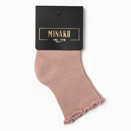 Children's socks minku, pink color, 7-10 cm-2