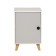 Tumba "Artis" 69.04, 472 × 398 × 700 mm, white / gray color