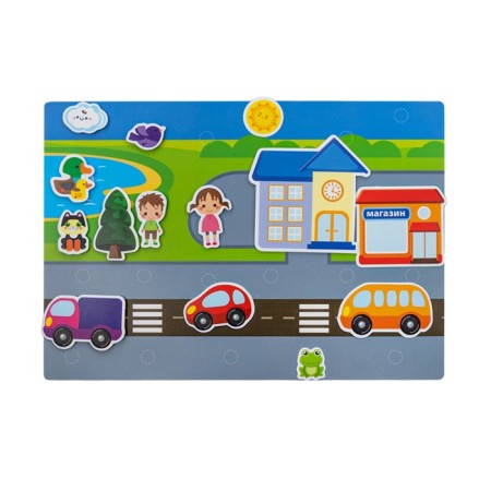 Board game "Velcro plastic. Town ", 3+, in an envelope-4