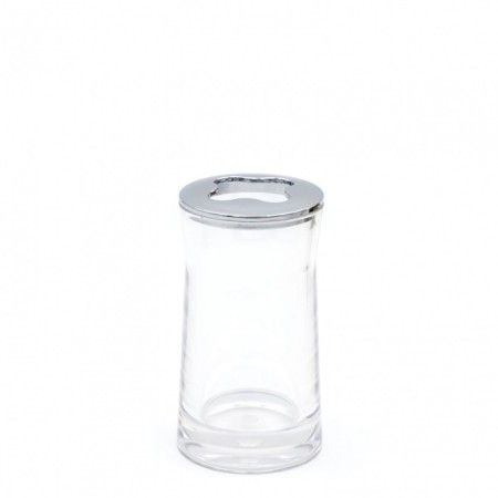 Disco toothbrush cup, transparent