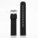 Smart hours strap, 20 mm, silicone, black