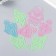 Phosphorus "rockets" sticker with glue pads set of 7 pcs MIX 19x13 cm