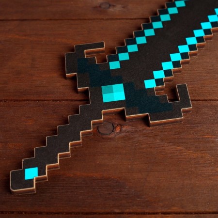 Souvenir wooden sword of the dark elf "Pixel", 37 cm mix-2