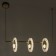 Bayerlux lamp "Imon" 48W LED gold 69x19.5x19.5cm