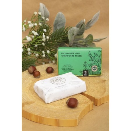 Natural handmade soap "Siberian herbs", 80 grams-1