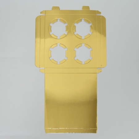 Box for the captake “Believe in Dream”, gold, 16 x 16 x 11.5 cm, New Year-7