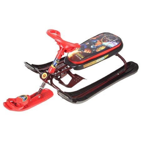 Snowfall "Nika-Cross Robot", CCC, red/black/burgundy color-5