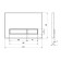 VeConi Square Design VFSD-BLG control button, plastic, mechanical, matte, black