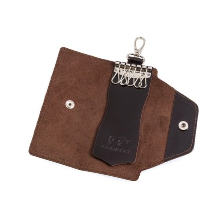 Key on the button, length 15.2 cm, brown color-1