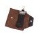 Key on the button, length 15.2 cm, brown color