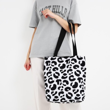 Bag Schoper Leopard, 40x12x38, Black Color-7