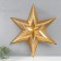 Figure "Star in the Star" Big gold, half, 69.5x60.3 cm