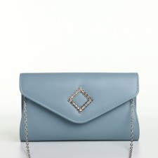 Women's bag on magnet, blue color