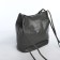 Bag Cross-Bodi with a zipper, gray color