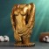 Vase "Angel" 26x16cm, gold