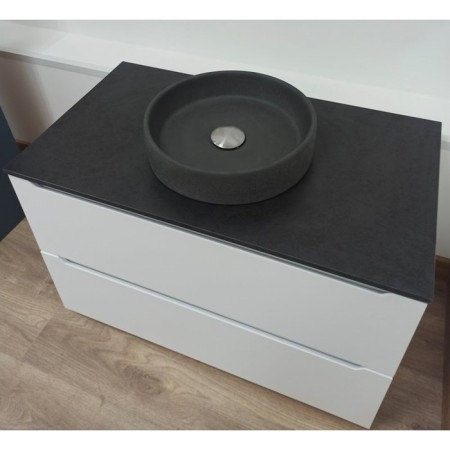 The countertop under the Uperwood Tanos HPL 100 cm sink, invoice, plastic, black-2