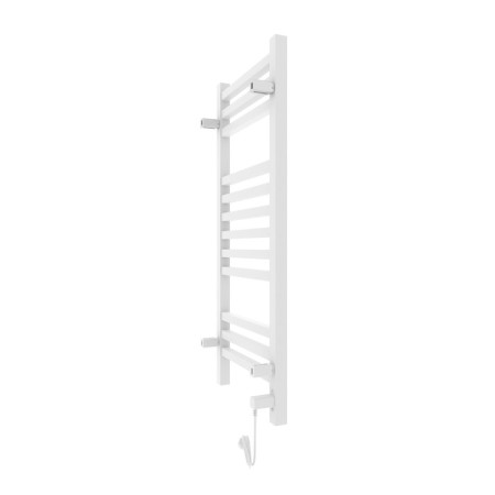 Towel electric heated Laris Astor ChK12, 350x900 mm, 12 crossbars, left, white-4