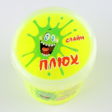 Slime "Plus" container 140 g, yellow-2