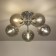 Ceiling Citilux "Tommy" CL102150, 52x52x24.5 cm, 5x40W, e14, gray color gray