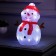 LED figure "Snowman" 15 × 16 × 10 cm, acrylic, 20 LED, AA × 3 batteries, glow white
