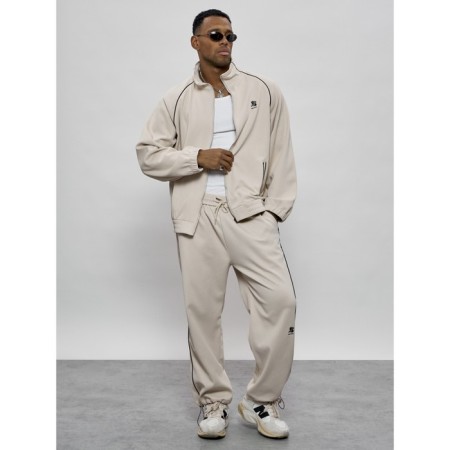 Sports suit men's, size 54, beige color-17