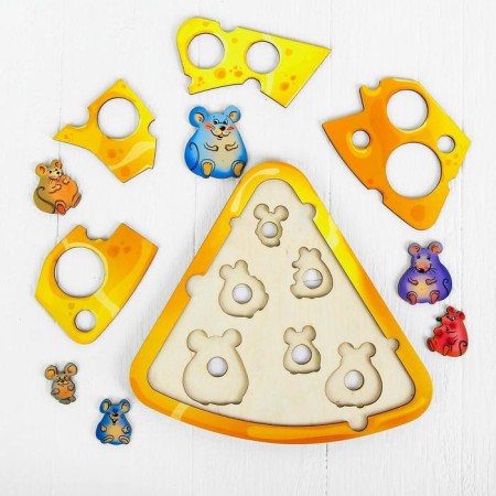 Puzzle "cheese and mouse"-3