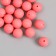 Beads for creativity plastic "Pink" matte d = 1.2 cm set 20 grams